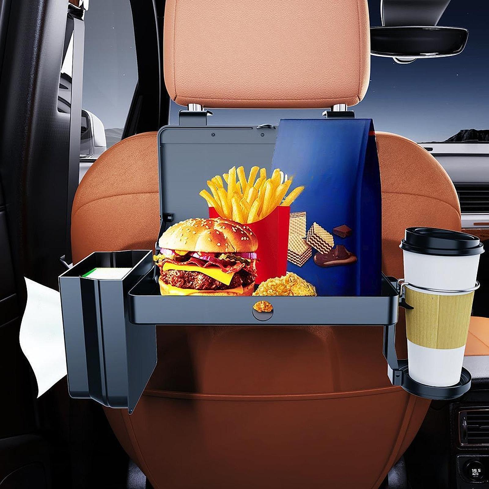 Food Snacks To Eat - Meja Lipat untuk Kursi Belakang Mobil,