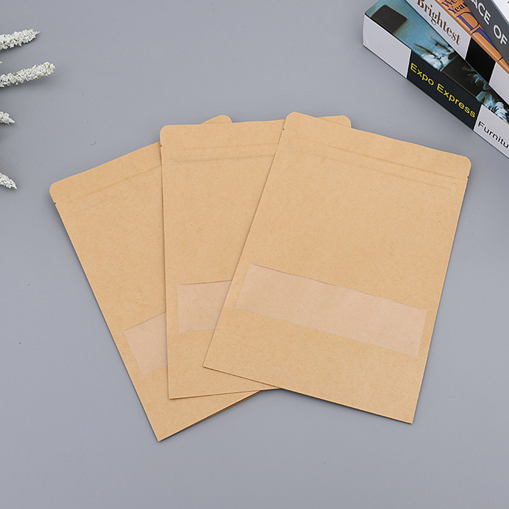 50Pcs Kantong Kertas Kraft Pen - Food And Snacks ulasan dan harga