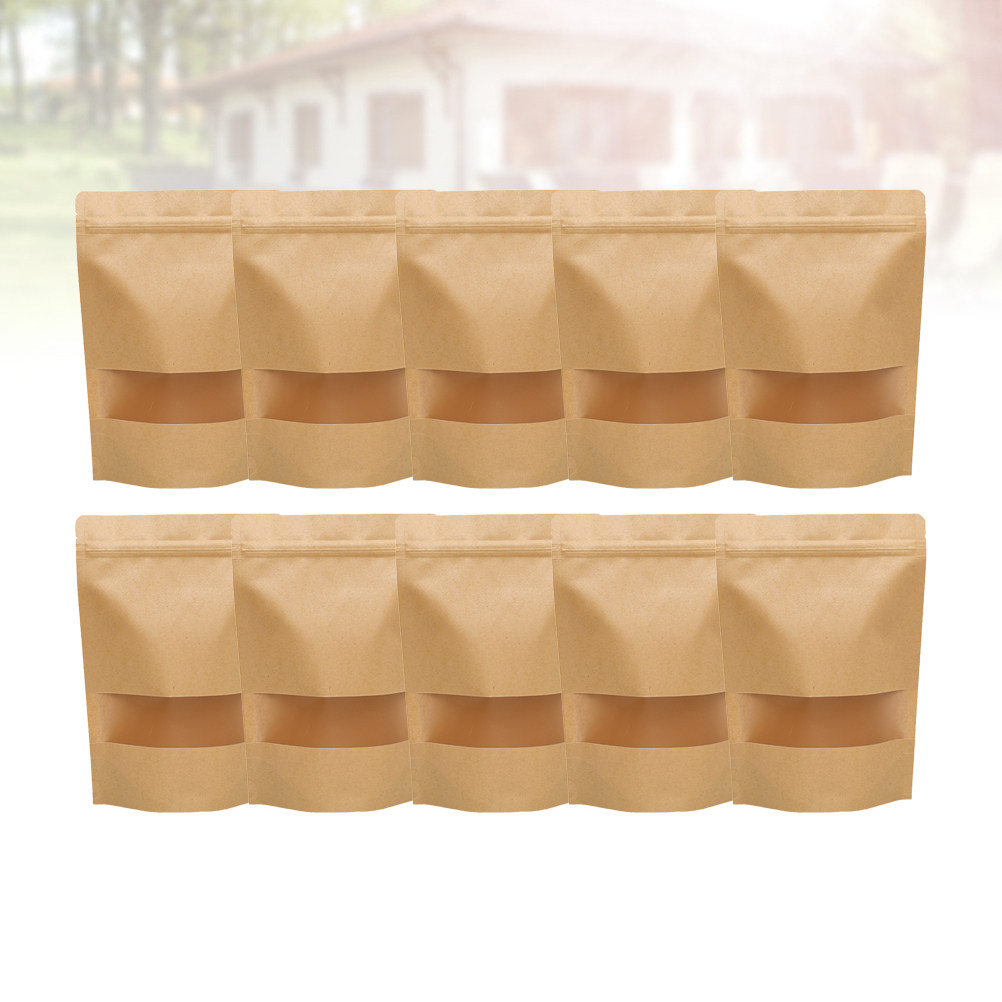 50Pcs Kantong Kertas Kraft Pen - Food And Snacks ulasan dan harga